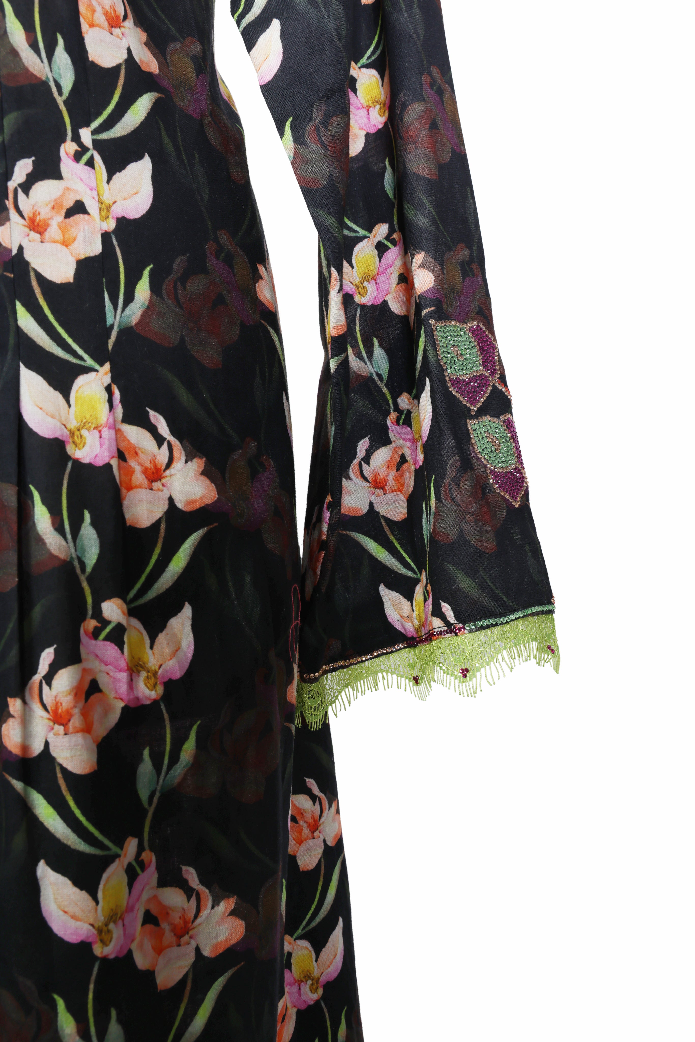 Midnight Orchid Jalabiya