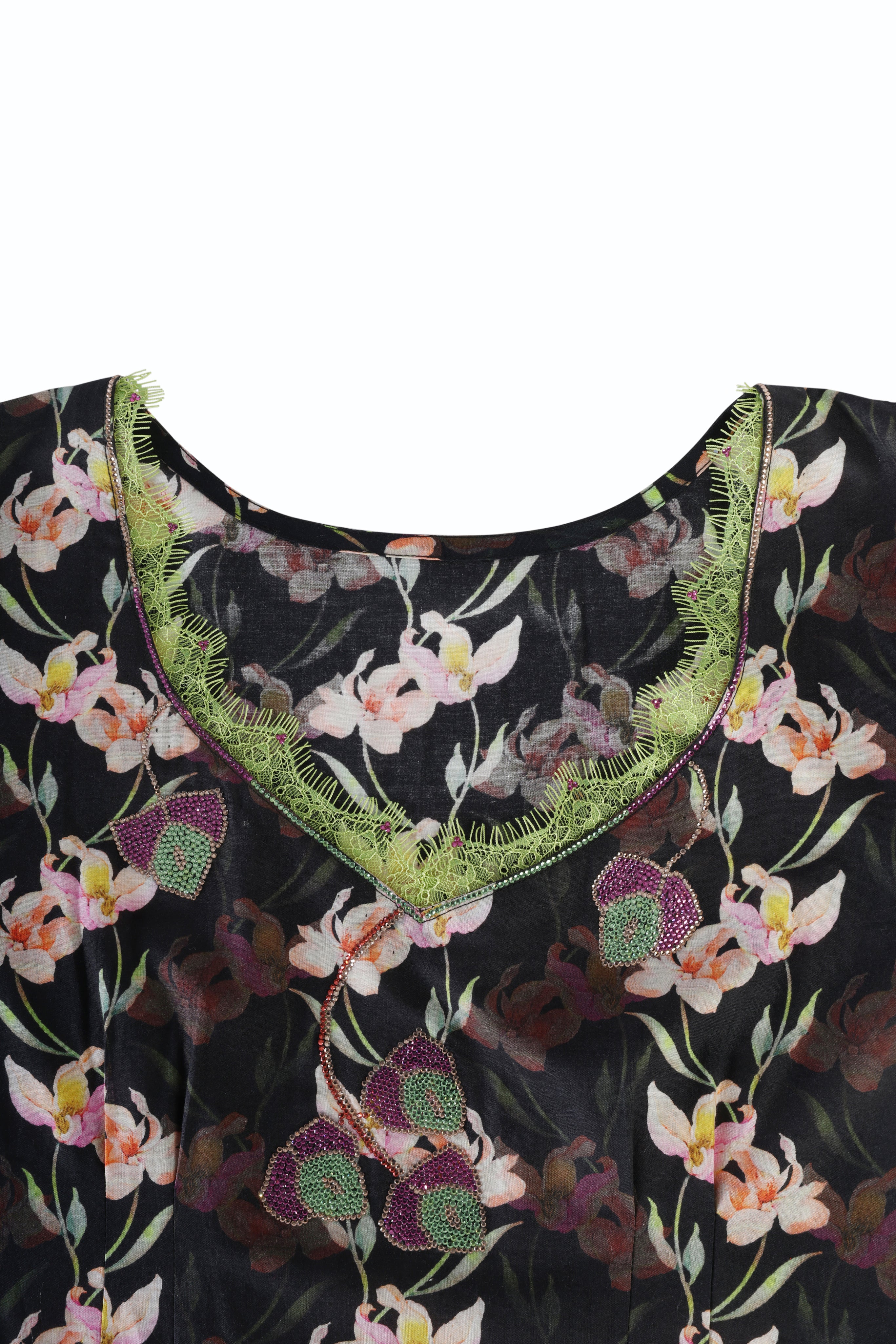 Midnight Orchid Jalabiya