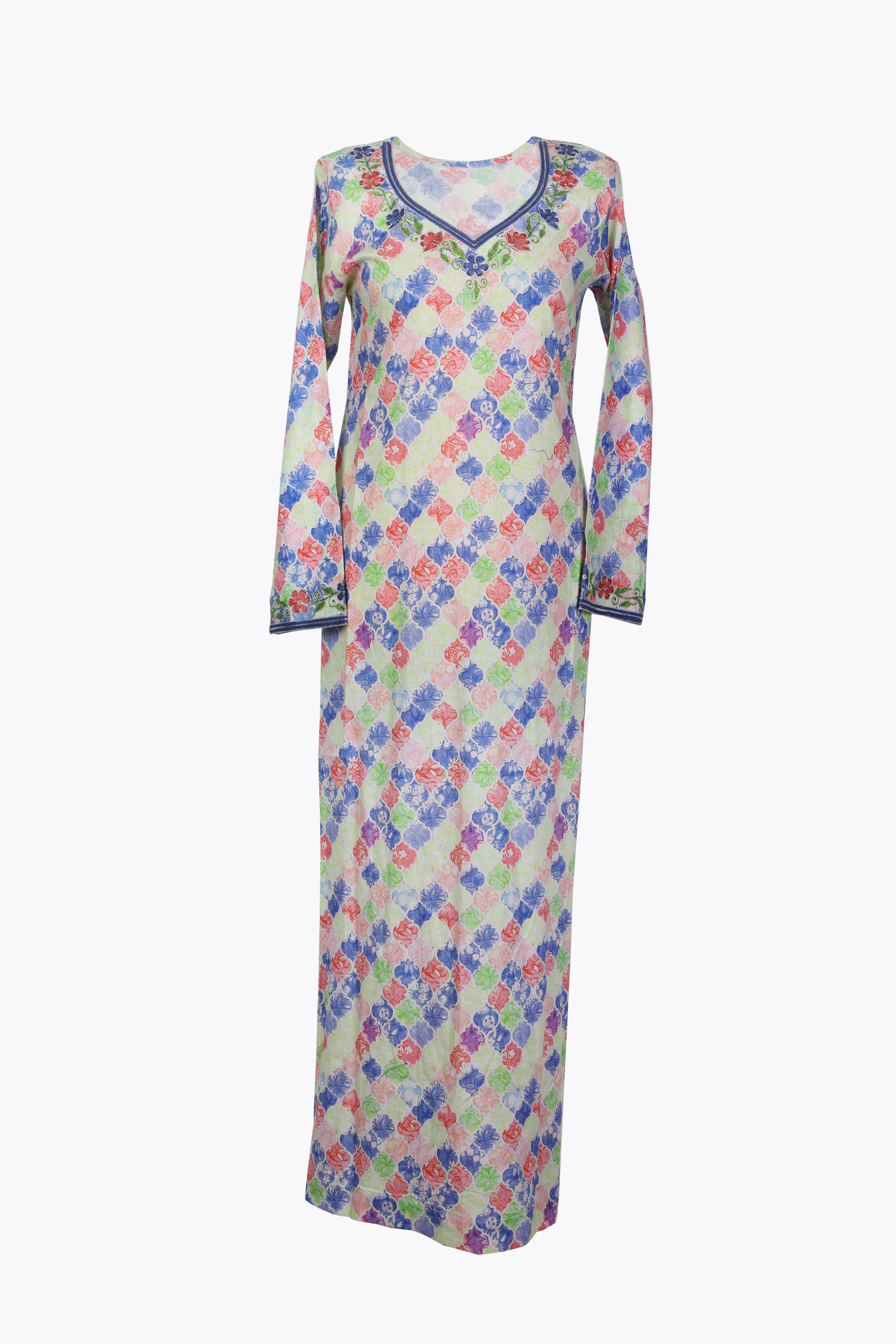 Spring Mosaic Jalabiya