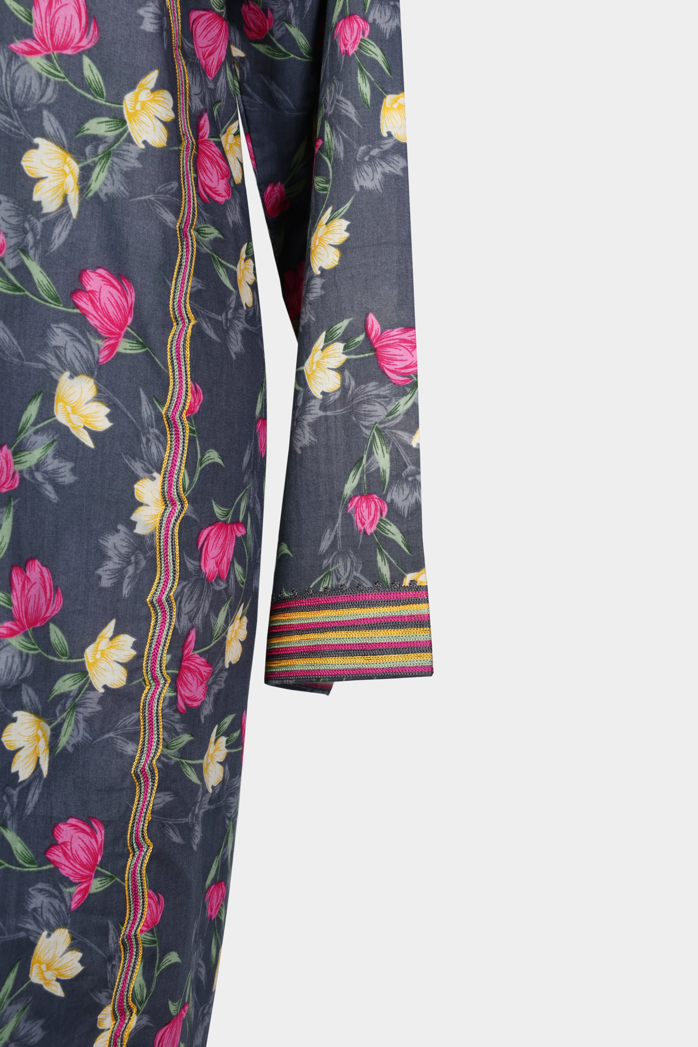 Midnight Garden Embroidered Jalabiya